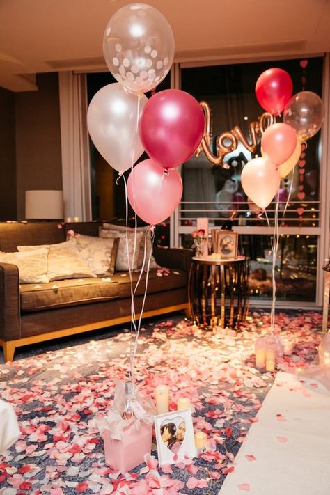 Birthday Decoration In Hotel Room, Birthday Decoration For Girlfriend, Hotel Surprise For Girlfriend, Proposal Room Decoration Ideas, Romantic Room Decoration For Him, Room Decor For Birthday Surprise, Hotel Decorations For Birthday For Her, Hotel Room Birthday Decoration For Men, Hotel Room Proposal