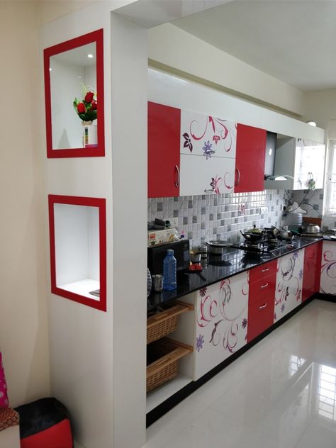 Kitchen Ke Photo, Kitchen Unit Designs, Hiasan Dalaman Rumah, Kitchen Unit, Modular Kitchens, Kitchen Design Diy, Kitchen Modular, Kitchen Cupboard Designs, Kabinet Dapur