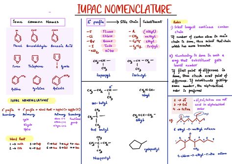 IUPAC Nomenclature Nomenclature Chemistry, Iupac Nomenclature, Short Notes, Functional Group, Notes Aesthetic, Teaching Chemistry, Prefixes And Suffixes, Common Names, Chemistry