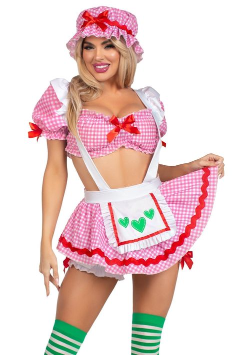 3 Piece Berry Babe Gingham Crop Top Costume Set• Fit Guide: See Sizing Tab Above• Care: Hand Wash & Drip Dry• Brand: Leg Avenue• Country of Origin: Imported Strawberry Shortcake Costume, Gingham Crop Top, 80s Costume, Costume Set, Hippie Costume, Suspender Skirt, Leg Avenue, Cute Halloween Costumes, Hippie Dresses