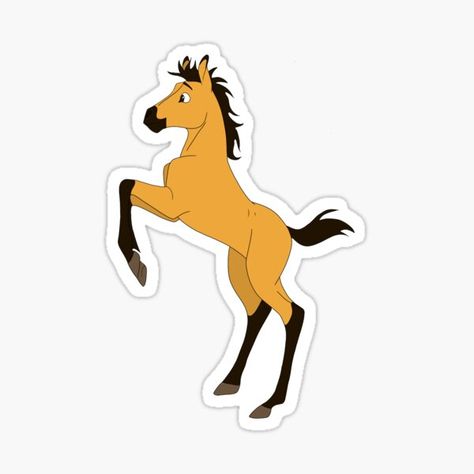 Pegatinas: Spirit Stallion Of The Cimarron | Redbubble Spirit Fanart, Western Stickers, Spirit The Horse, Bff Gifts Diy, Cute Laptop Stickers, Horse Diy, Starry Night Van Gogh, Sidewalk Chalk, Cute Horses