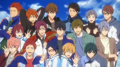 HECK YEAH I LOVE THIS Free Dive, Rin Matsuoka, Free Eternal Summer, Anime Group, Splash Free, Free Iwatobi Swim Club, Free Iwatobi, Eternal Summer, Iwatobi Swim Club