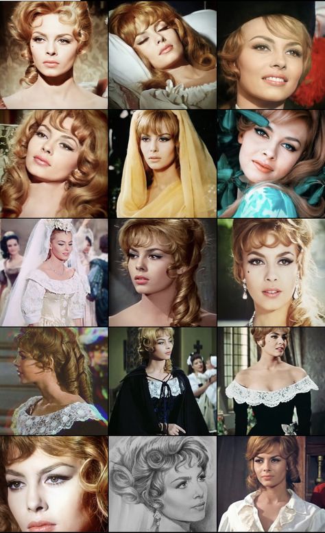 Michelle Mercier, Michele Mercier, Gina Lollobrigida, Old Hollywood Glam, History Fashion, French Beauty, French Actress, Old Hollywood Glamour, Brigitte Bardot