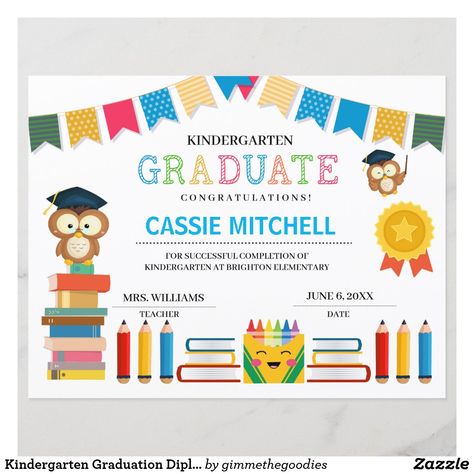 Kindergarten Graduation Programs, Kindergarten Graduation Themes, Kindergarten Graduation Diploma, Kindergarten Graduation Certificate, Kindergarten Certificates, Preschool Certificates, Kindergarten Diploma, Kindergarten Graduation Party, Graduation Certificate Template