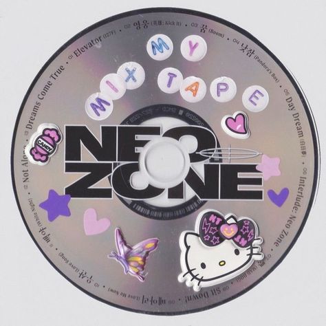 Hello Kitty Stickers, Cd, Hello Kitty, Kitty, Black