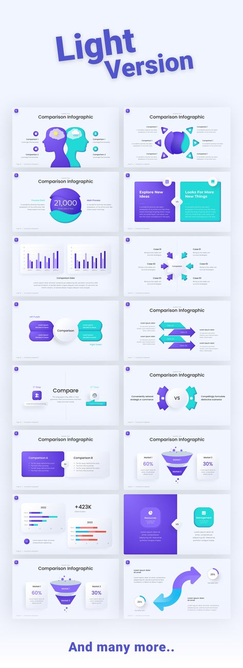 Comparison Infographic PowerPoint Template by BrandEarth | GraphicRiver Comparison Design Layout, Comparison Design, Comparison Infographic, Website Layouts, Presentation Techniques, Presentation Slides Design, Infographic Design Layout, Infographic Powerpoint, Slides Design