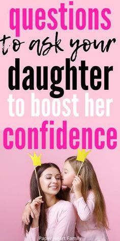 Questions To Ask Your Daughter, Questions For Girls, Uppfostra Barn, Daughter Activities, Kids Questions, Mother Daughter Bonding, Parenting Girls, Mommy Quotes, Raising Girls