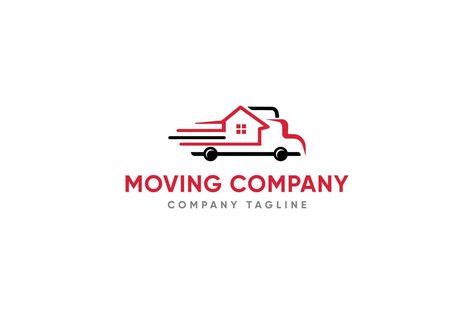 A Moving Truck Logo Design Concepts For A Movers Or Moving Truck Company It Can Be Used For A Transport Services Company Logo Moving Logo Design, Moving Company Logo Design, Moving Company Logo, Truck Logo Design, Logo For Transport Company, Trucking Company Logo, Truck Company, Truck Logo, Moving Mountains