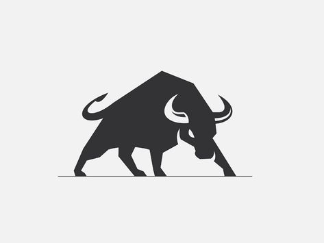 Bull Logo by Yoga Perdana on Dribbble Bull Logo Design, Toro Logo, Taurus Logo, Elegant Logos, Bull Images, Bull Art, Bull Design, Bull Tattoos, Bull Logo