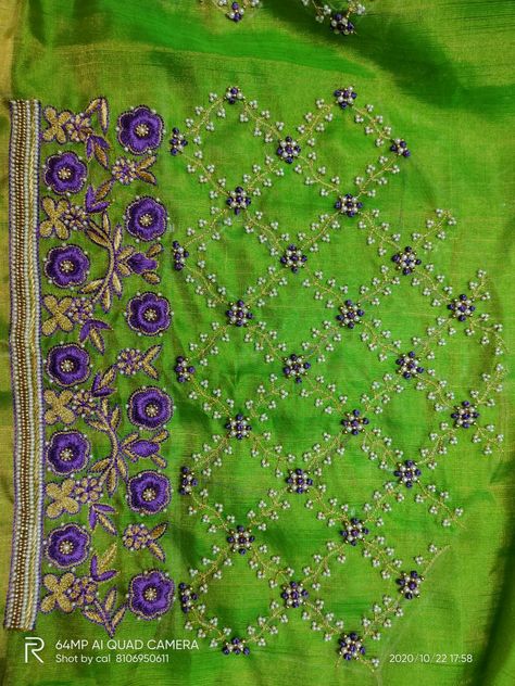 Exclusive Blouse Designs, Maggam Blouses, Blue Blouse Designs, Maggam Blouse, Aari Work Designs, Latest Bridal Blouse Designs, Aari Design, Blouse Works, Cutwork Blouse