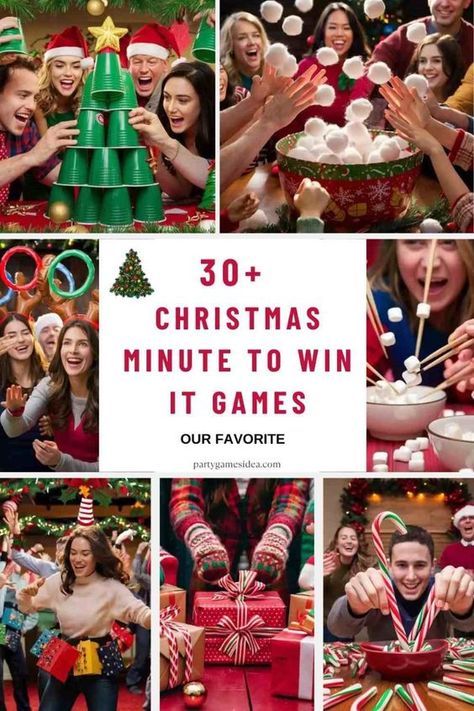 🎄✨ Spice up your holiday party with these fun and festive Christmas Minute To Win It Games! From "Wrap It Up" to "Jingle Bell Shake," these quick and easy games are perfect for all ages. Get ready for laughter, friendly competition, and unforgettable memories.
#ChristmasGames #MinuteToWinIt #HolidayFun #PartyGames #ChristmasParty #FamilyGames #HolidayParty #FestiveFun Minute To Win It Christmas Game, Christmas Theme Minute To Win It Games, Christmas Games For A Party, Team Christmas Party Games, Company Christmas Party Game Ideas, Fun Christmas Minute To Win It Games, In It To Win It Games Christmas, Minute To Win Christmas Games, Fun Family Xmas Games