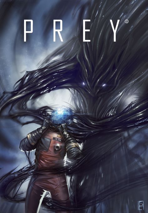 ArtStation - PREY FanArt, Patrycja Skrzynska Prey Game Concept Art, Prey Concept Art, Prey Video Game, Prey 2017, Geeky Wallpaper, Arkane Studios, Comics Style, Horror Video Games, Comic Cover