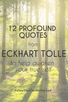 Higher Self Quotes, Ekhart Tolle, Eckart Tolle, The Power Of Now, Eckhart Tolle Quotes, Now Quotes, Profound Quotes, Power Of Now, Awakening Quotes