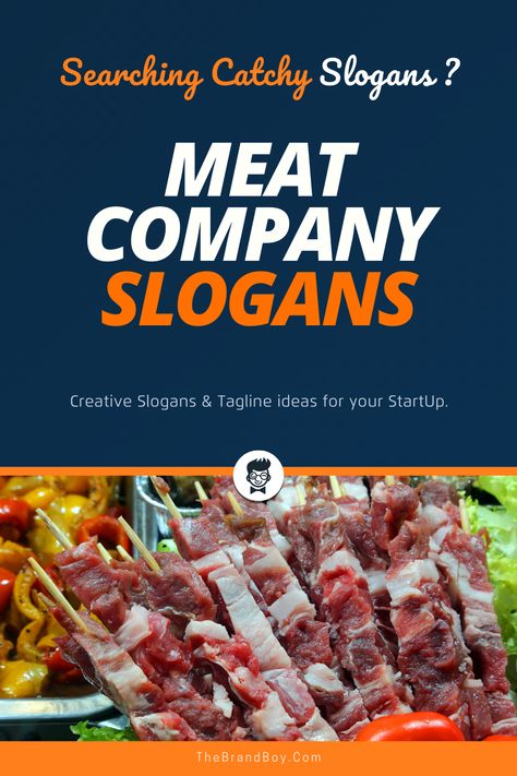 Meat is eaten as food which is animal flesh. since prehistoric times humans have killed and hunted animals for meat. #BusinessSlogans #CatchySlogans #BusinessTaglines #SlogansIdeas #MeatCompanySlogans Meat Finger Foods, Meat Quotes, Meat Business, Meat Store, Business Slogans, Meat Shop, Frozen Meat, Pork Meat, Best Meat