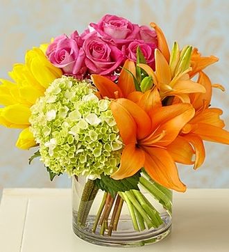 Colorburst of Spring #Houston #Flowers #Delivery #Roses #Lilies Săpunuri Handmade, Spring Flower Arrangements, Flower Arrangements Simple, Holiday Flower, Pink Wedding Flowers, Pink Hydrangea, Flower Arrangements Diy, Fresh Flowers Arrangements, Spring Bouquet