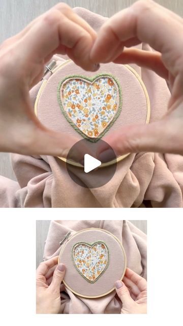 Embroidery Videos, Small Sewing Projects, Sewing Gifts, Clothing Hacks, Embroidery Techniques, Knit Or Crochet, Diy Embroidery, Sewing Techniques, Needle And Thread