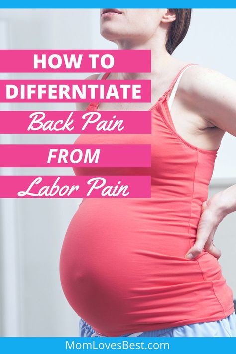 Back pain is one of the signs of labor, but there are other things that can cause back pain, too. This can be confusing for women nearing their due date so we've come up with a quick guide for you to help you distinguish back pain from labor pain. Check it out here.   #pregnancy #pregnantlife #pregnancytips #laborpain #backpain Signs Of Labor, Back Labor, Tips For Pregnant Women, Pregnancy Back Pain, 40 Weeks Pregnant, 34 Weeks Pregnant, 37 Weeks Pregnant, Pregnancy Pain, Severe Back Pain