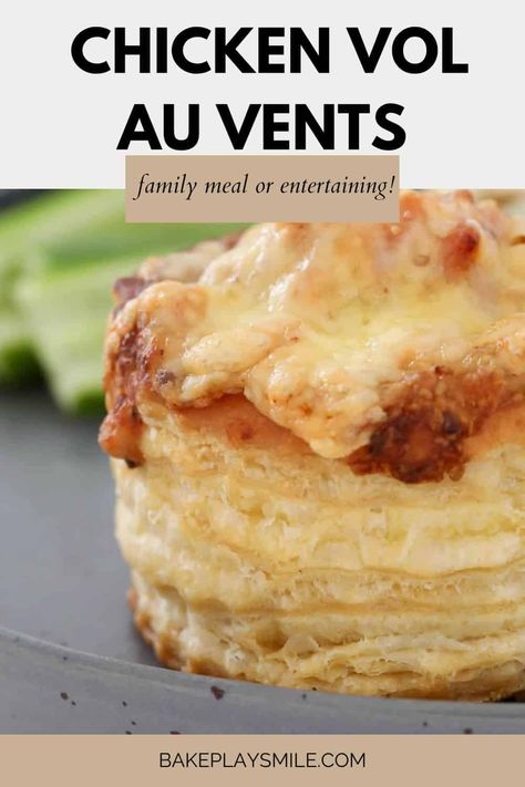 Chicken Vol Au Vents Volauvent Recipes, Vol Au Vent Fillings, Chicken Vol Au Vent Recipe, Vol Au Vent Recipe, Chicken Vol Au Vent, Creamy Chicken And Bacon, Meringue Cookie, Meringue Cookie Recipe, Chicken And Bacon