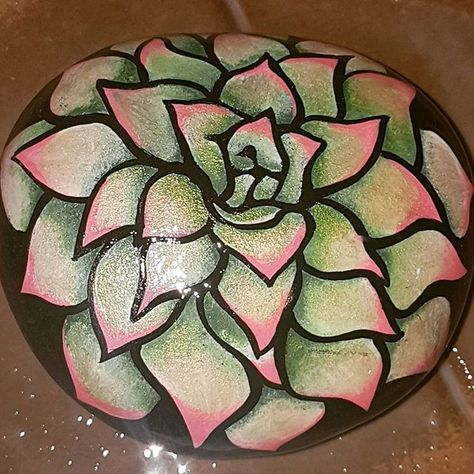 Rachel Mitchell (Dooley) (@rachelsrocks11) • Instagram photos and videos Painted Rocks Flowers, Diy Painted Rocks, Painted Rocks Ideas, Painted Rock Cactus, Rock Cactus, Rock Flowers, Painted Rock Animals, Painted Rocks Diy, Flowers Ideas