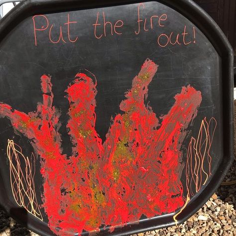 Tuff Tray Obsessed on Instagram: "My garden now looks like a crime scene but the sprogs had fun! 🤣🤦🏻‍♀️ #fun #water #fire #tufftray #tufftrayfun #tufftrayideas #summer #sharingideas #children #kids #teach #play #learn #learningthroughplay #red #paint #glitter #messy #messyplay #playideas #outside #eyfs #ks1 #ks2 #teaching #" Tuff Tray, Tray Ideas, Messy Play, Fun Fun, Learning To Write, Red Paint, Learning Through Play, My Garden, Preschool Activities