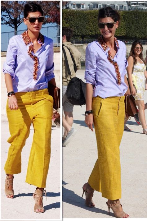 Giovanna Battaglia Fashion 23, Yellow Outfits, Giovanna Battaglia, Mommy Makeover, Ootd Spring, Long Gown Dress, Casual Chique, Spring Fashion Casual, Yellow Outfit