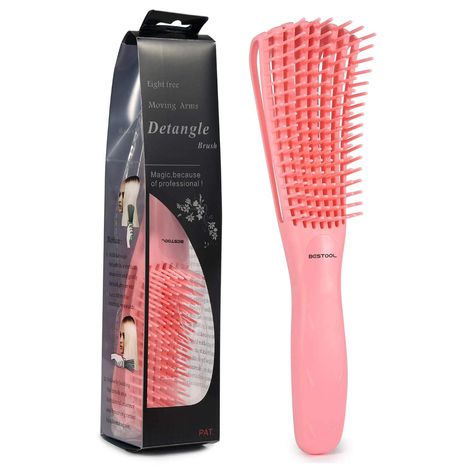 Best Detangling Brush, Curly Hair Afro, Black Natural Hair, Hair Sponge, Afro Comb, Curly Hair Brush, Detangler Brush, Natural Black Hair, Hair Afro