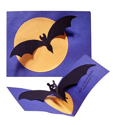 Vampire Crafts, Crafts For Halloween, Hallowen Ideas, Carte Halloween, Halloween Cards Handmade, Halloween 2014, Halloween Card, Halloween Crafts For Kids, Halloween Invitations