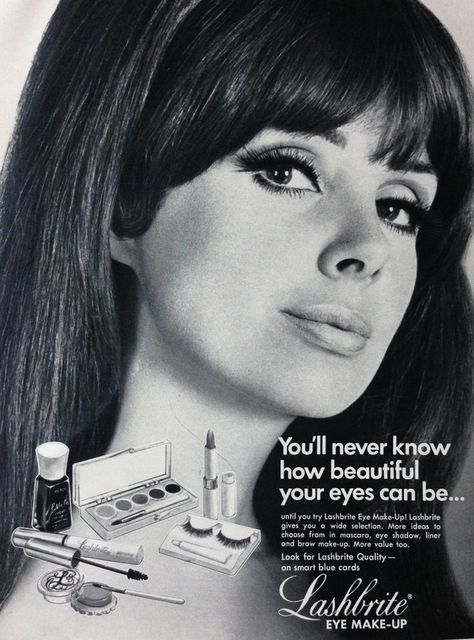 Vintage Make Up Ads, 70s Makeup Ads, 60s Beauty Ads, 1970s Beauty Ads, 60s Makeup Ads, Makeup Advertisement, 1960s Makeup, Vogue Makeup, 60s Makeup