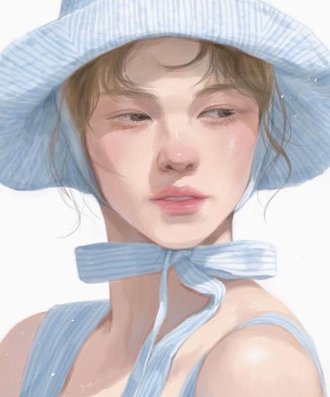 Drawing With Watercolor, Hat Aesthetic, Girly Drawings, Grunge Art, Illustration Art Drawing, Pretty Drawings, Watercolor Art Lessons, Realism Art, Aesthetic Painting