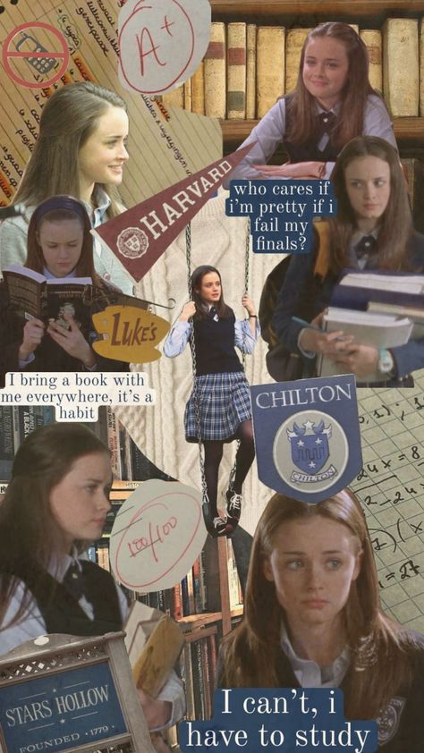 #books #tv #gilmoregirls #gilmoregirlsaesthetic #rorygilmore #chilton #chiltonrory #lorelaigilmore #season1gilmoregirls #netflix #study #2000s #starshollow #harvard Rory Gilmore, Tv, Books