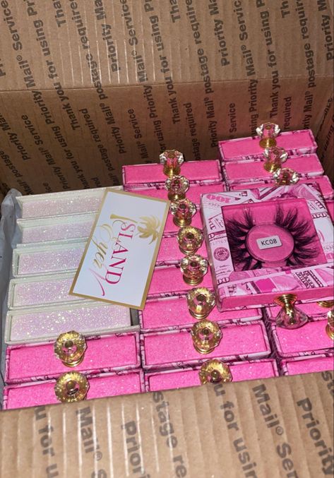 Lash Case Ideas, Pink Money, Starting Business, Lipgloss Business, Lash Kit, Money Case, Small Business Instagram, Lash Business, Lush Products