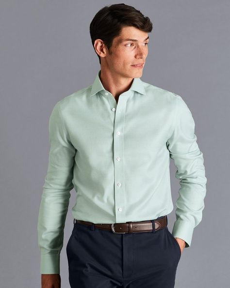 Green Dress Shirt Men Outfits, Green Polo Shirt Outfit Men, Shirt Combination Men, Derby Gala, Green Shirt Outfits, Green Shirt Men, Light Green Shirt, Weave Dress, Mint Green Shirts