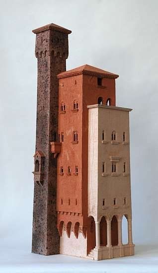 Architecture Maquette, Architectural Sculpture, Pottery Houses, Building A Tiny House, Arch Model, Clay Houses, Building Art, Ceramic Houses, Miniature Houses