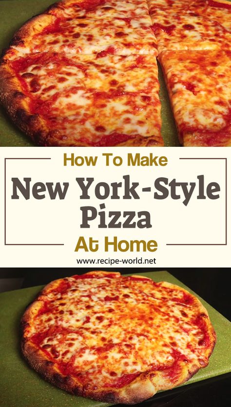 Nyc Pizza Recipe, Ny Style Pizza Dough Recipe, New York Pizza Dough Recipe, New York Style Pizza Recipe, New York Style Pizza Dough Recipe, Best Pizza Dough Recipe, Ny Style Pizza, Ny Pizza, Pizza At Home