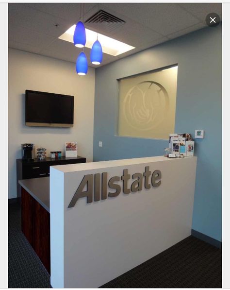 Insurance Office Design, State Farm Office, Insurance Office, Farm Office, Agency Office, Office People, Office Design Inspiration, Office Themes, Farmers Insurance