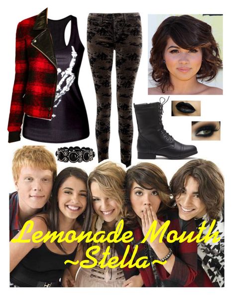 "Stella- Lemonade Mouth" by frizzleliz ❤ liked on Polyvore featuring J Brand and Paige Denim Stella Yamada, Hailey Kiyoko, Lemonade Mouth, Young Celebrities, Paige Denim, Potato Chips, J Brand, Nickelodeon, Lemonade