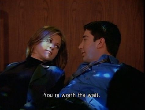 Good things take time, so have plenty of patience. | 27 Truths Ross And Rachel Taught You About Love Friends Ross Quotes, Rachel And Ross Quotes, Rachel And Ross Aesthetic, Rachel Green Funny Quotes, Ross And Rachel Quotes, Ross And Rachel Aesthetic, Friends Rachel And Ross, Friends Series Quotes, Rachel Green Quotes