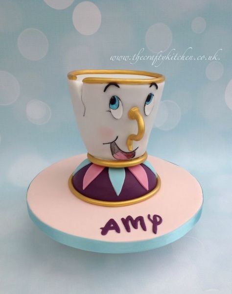 'Chip' from Beauty & the Beast. - Cake by The Crafty Kitchen - Sarah Garland - CakesDecor Sculpted Cake, Beauty And Beast Birthday, Crisco Recipes, Teapot Cake, Belle Cake, Tea Party Cake, Gravity Defying Cake, Cake Models, Beauty And The Beast Party