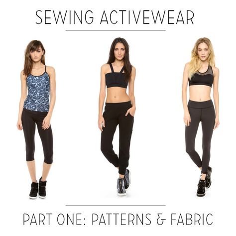 Sewing activewear with Melissa Fehr, part 1: Fabric and patterns  |  Colette Blog Sewing Activewear, Beginner Sewing Projects Easy, Sewing Projects For Beginners, Sewing Skills, Love Sewing, Sewing For Beginners, Sewing Accessories, Sewing Patterns Free, Free Sewing