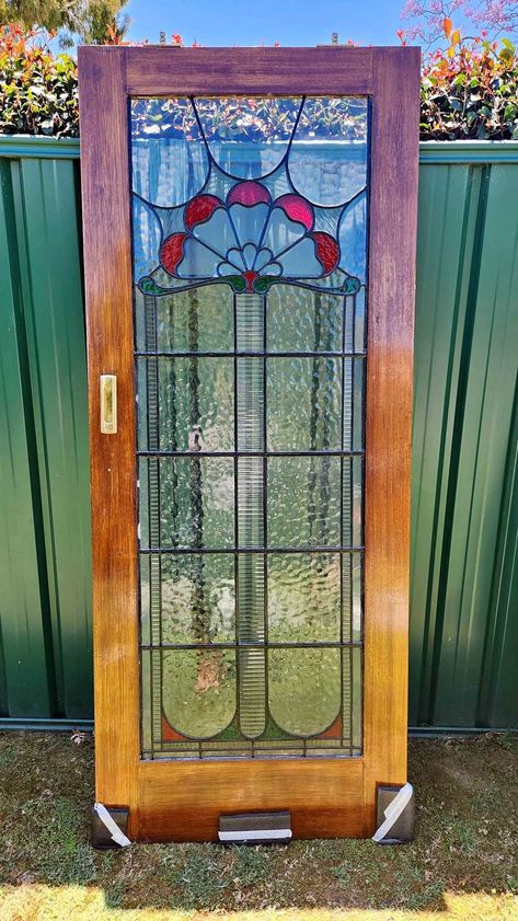 Stained glass sliding doors Glass Sliding Doors, Door Sets, Sliding Glass Door, Sliding Doors, Stained Glass, Pick Up, Stain, Doors, Paintings