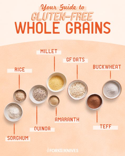 Whole Grains List, Gluten Intolerance Diet, Grains List, Whole Grain Foods, Longevity Diet, Forks Over Knives, Going Gluten Free, Wheat Berries, Whole Food Diet