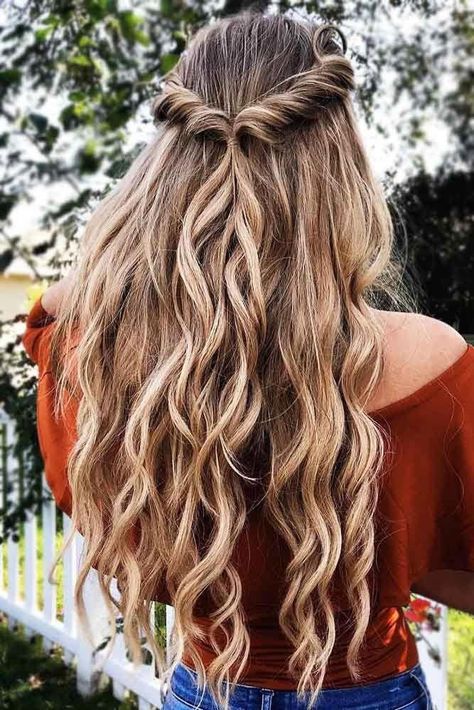 Hoco Hairstyles, Dance Hairstyles, Scott Mccall, Prom Hairstyles For Long Hair, Brown Blonde Hair, Hoco Hair Ideas, Spring Hairstyles, Easy Hairstyles For Long Hair, Half Up Hair