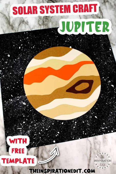 Planet Template, Jupiter Poster, Jupiter Facts, Jupiter Wallpaper, Planet Project, Planet Crafts, Jupiter Planet, Editing Templates, Jupiter Moons