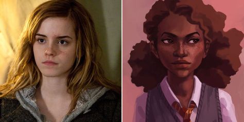 The casting of Noma Dumezweni in "Harry Potter and the Cursed Child" raises an important question. Hermione Granger Fanart Black, Harry Potter Hermione Fanart, Hermione Granger Black, Black Hermione, Noma Dumezweni, Hermione Granger Fanart, Harry Potter Play, Harry Potter Illustrations, Mass Culture