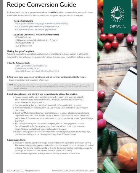 Recipe conversion chart. #optavia Optavia Maintenance Recipes, Optavia Tips, Recipe Conversion Chart, Optivia Recipes, Optavia Diet, Optavia Hacks, Recipe Calculator, Optavia Meals, Greek Marinated Chicken