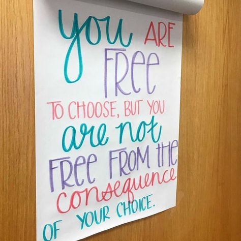 Classroom Quotes, Life Quotes Love, Classroom Posters, Teaching Classroom, School Counselor, School Counseling, School Classroom, Classroom Organization, Teacher Life