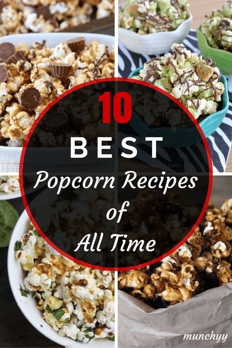 Best Popcorn Recipes of All Time Specialty Popcorn Recipes, Vacation Recipes, Popcorn Balls, Best Popcorn, Popcorn Seasoning, Flavored Popcorn, Food Snack, Gourmet Popcorn, Caramel Corn