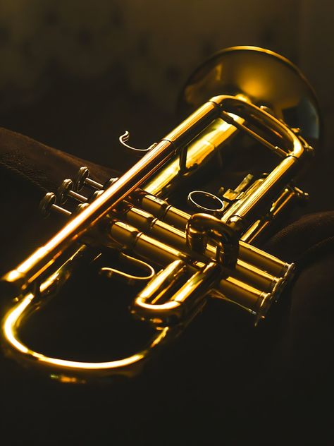 Trumpet Wallpaper, Trumpet Photography, Jazz Aesthetic, Phone Backround, Jazz Trumpet, Trumpets, Dj Music, Music Photography, Art Music