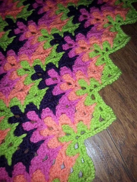 Ravelry: Endearah's Modified Granny Spike Chevron Blanket Crochet Blanket Chevron, Chevron Blanket, Crocheted Blanket, Crochet For Beginners Blanket, Haken Baby, Afghan Patterns, Crochet Afghans, Afghan Pattern, Double Crochet Stitch