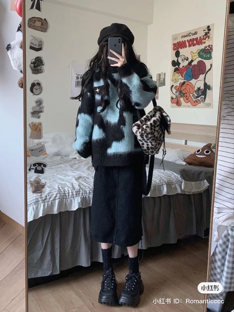 Cute Winter Outfits For Snow, Winter Outfits For Snow, Outfits For Snow, Seasonal Outfits, Autumn Fits, Fashion Mood Board, Cute Winter Outfits, Doll Clothing, Asian Style